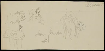 partie d'un ensemble de dessins Alberta 1968.102.328.3 Photo Mucem