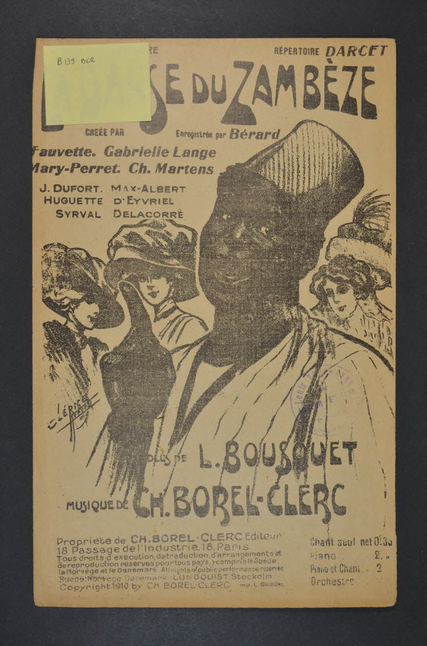 partition de musique petit format 1965.156.8 Photo Mucem