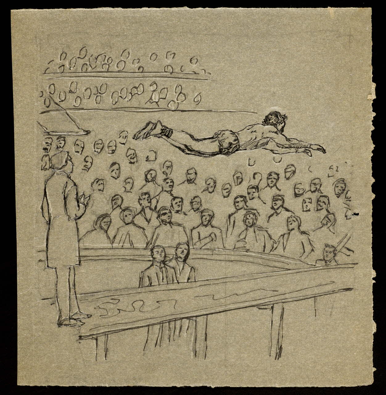 dessin Numéro d'acrobate 1968.102.3285.3 Photo Mucem
