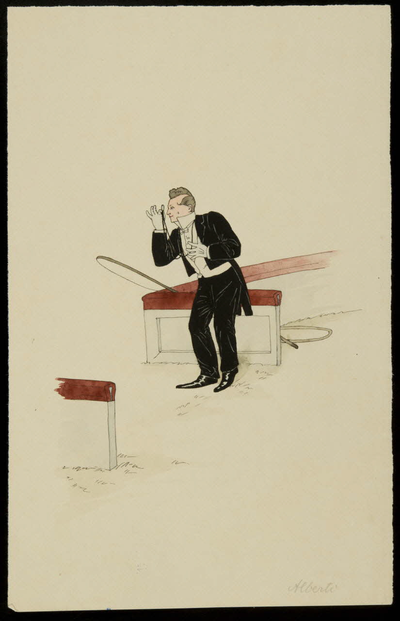 partie d'un ensemble de dessins Alberti 1968.102.329.1 Photo Mucem