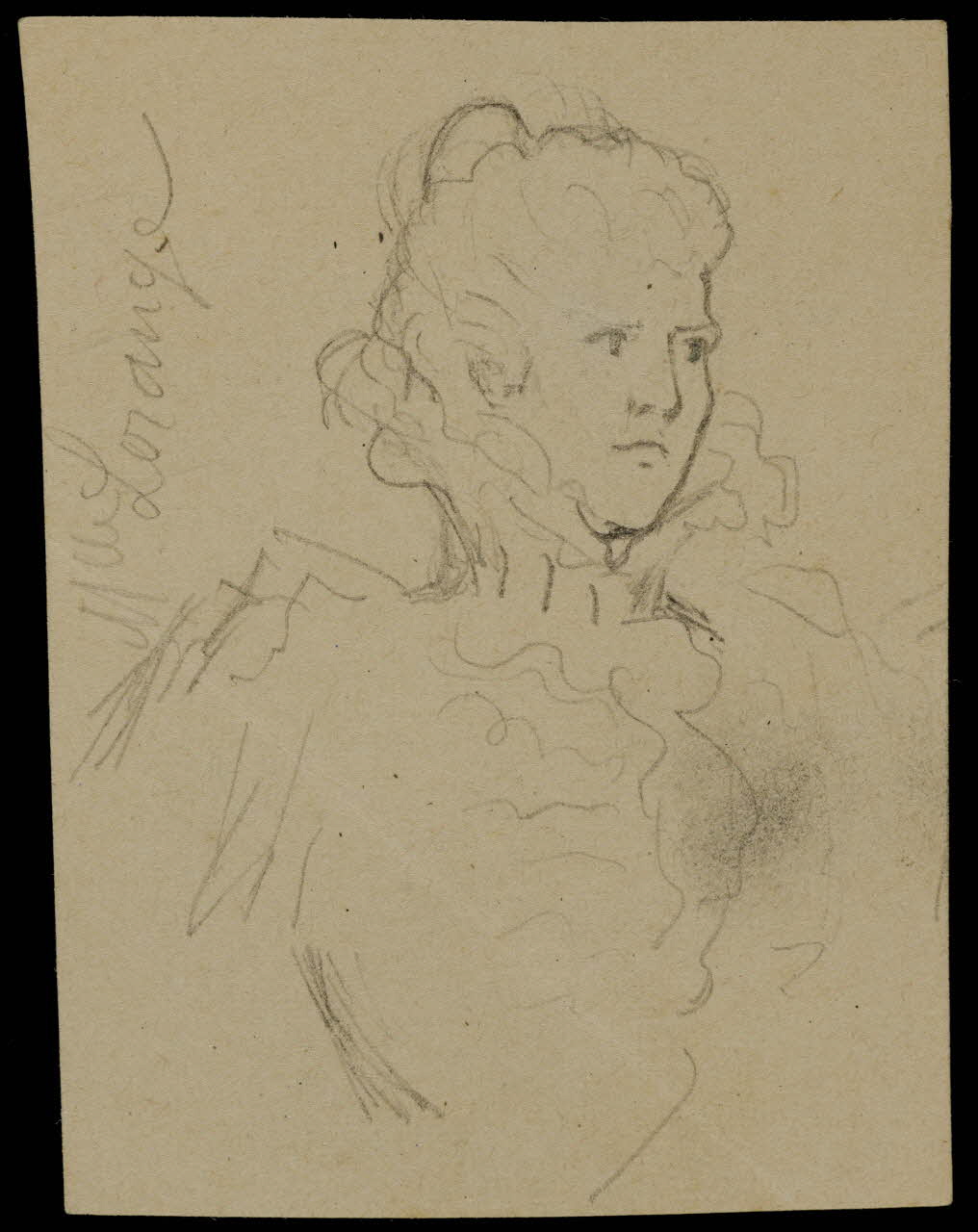 partie d'un ensemble de dessins Mlle Lorange 1968.102.3298 Photo Mucem