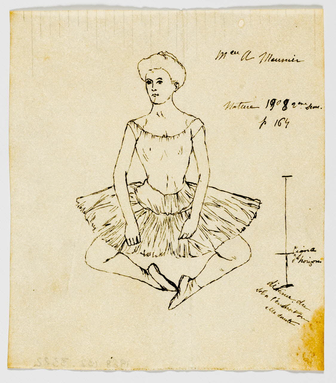 partie d'un ensemble de dessins Mlle A Meunier 1968.102.3322 Photo Mucem