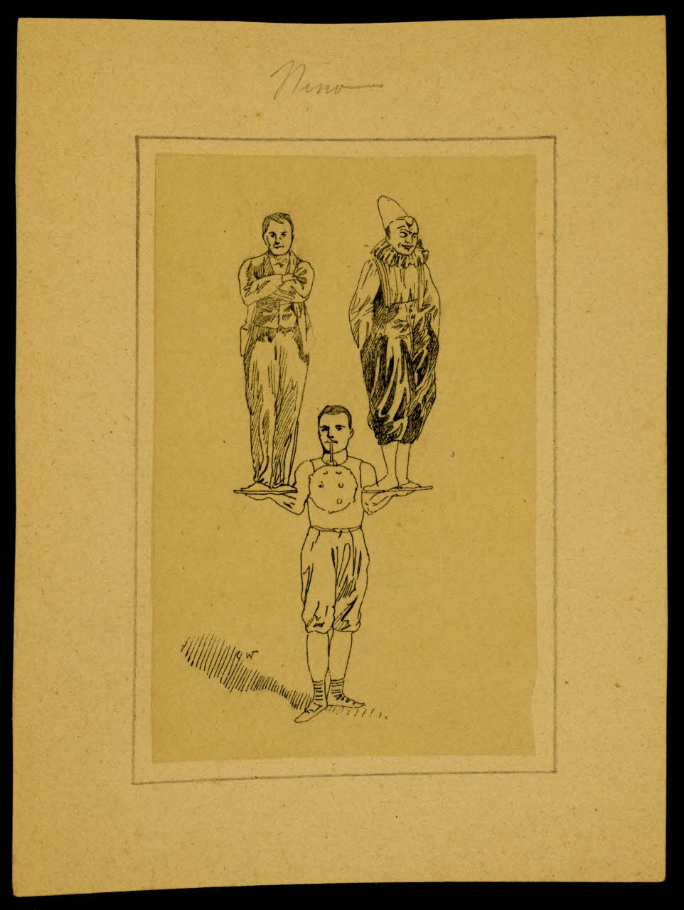 partie d'un ensemble de dessins Mino 1968.102.3336 Photo Mucem