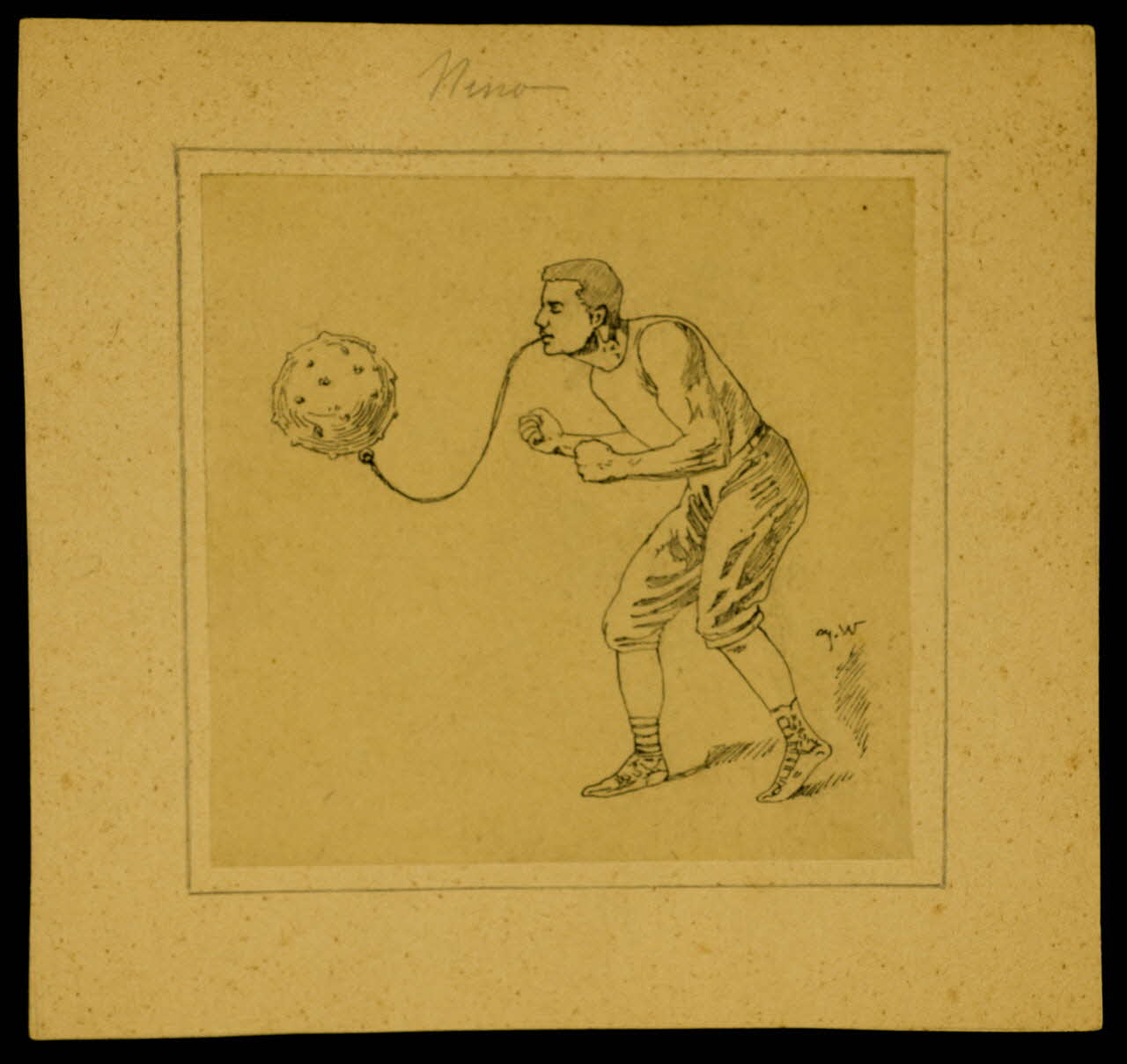 partie d'un ensemble de dessins Mino 1968.102.3338 Photo Mucem