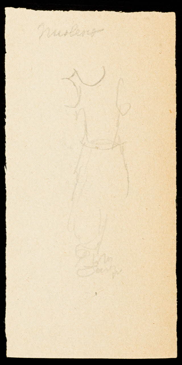 partie d'un ensemble de dessins Nulesco 1968.102.3342 Photo Mucem