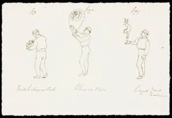 partie d'un ensemble de dessins Orkens et le plus petit de  ses chiens 1968.102.3355  Photo Mucem