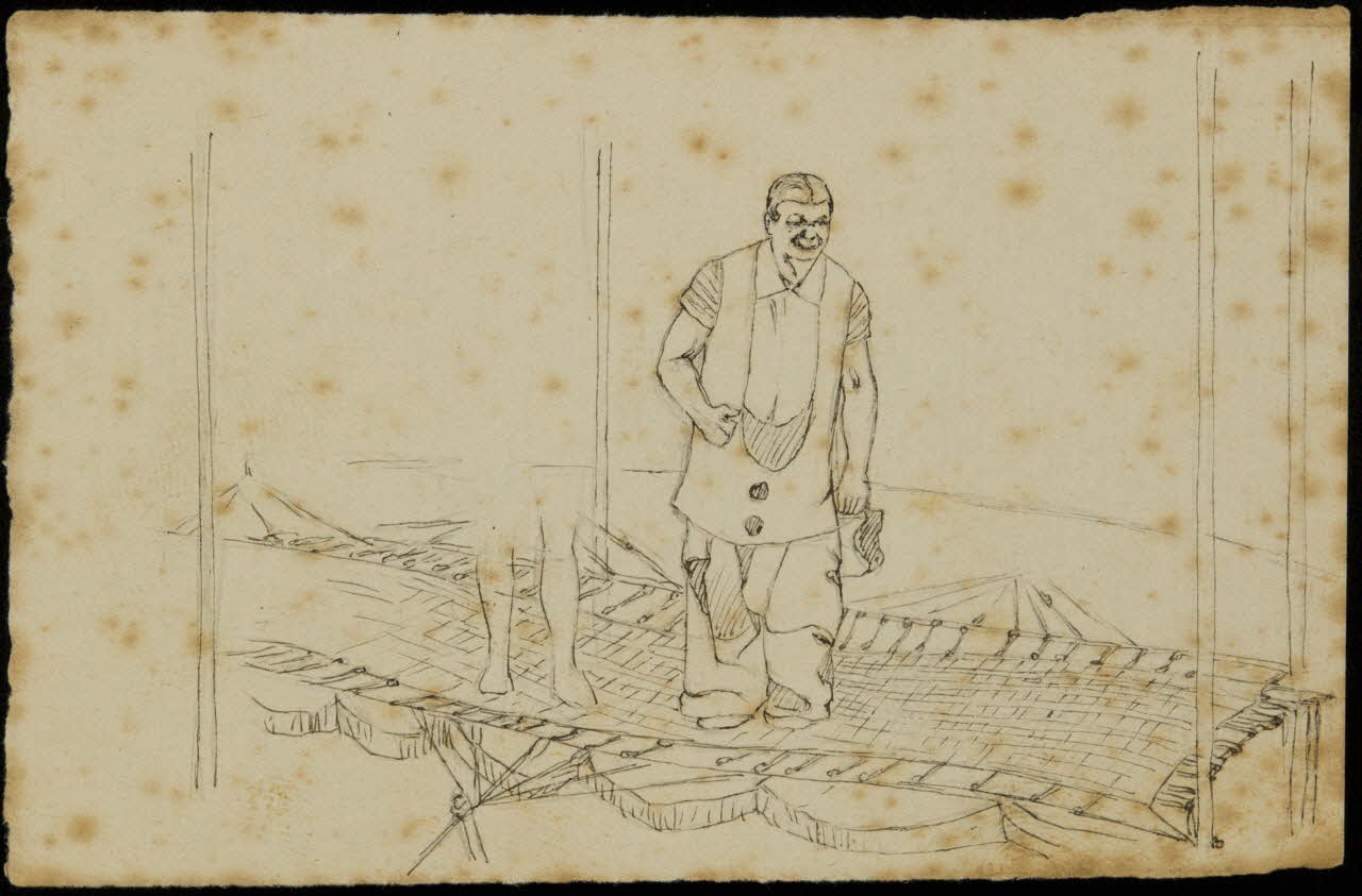 partie d'un ensemble de dessins "Orotéa" triomphe Cinéma 1968.102.3362 Photo Mucem