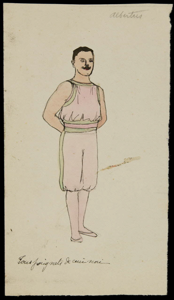 partie d'un ensemble de dessins Albertus 1968.102.337.2 Photo Mucem