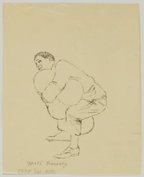 partie d'un ensemble de dessins Willi Picardy 1968.102.3373 Photo Mucem
