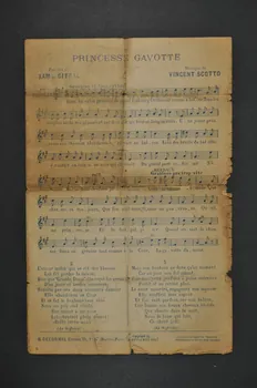 Gitral ; Xam ; Vincent Scotto ; Georges Vorelli ; Modern Style ; H. Delormel partition de musique petit format Île-de-France, France 1912 1965.158.2 Photo Mucem