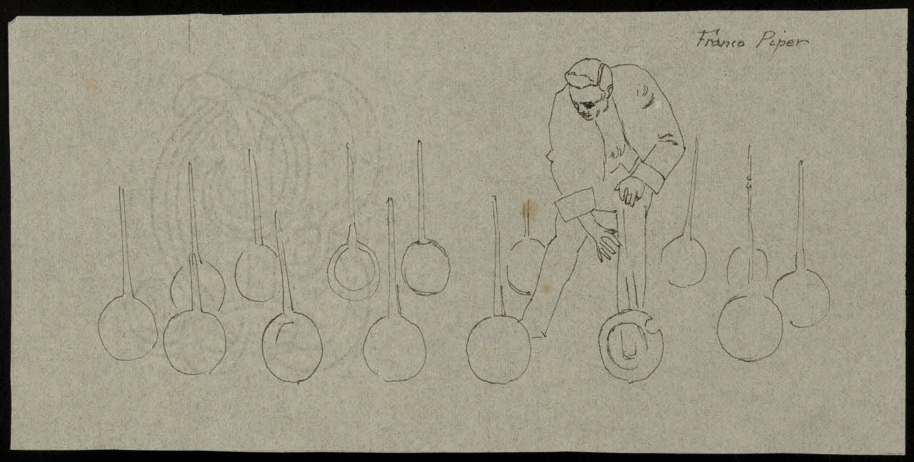 partie d'un ensemble de dessins Franco Piper 1968.102.3375 Photo Mucem