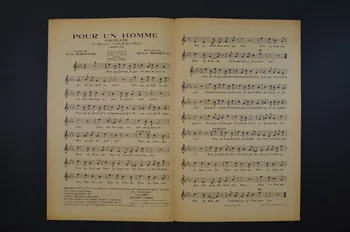 Raoul Moretti ; Yves Mirande ; Davia ; Francis F. Salabert chanson petit format Île-de-France, France 1924 1966.158.134 Photo Mucem