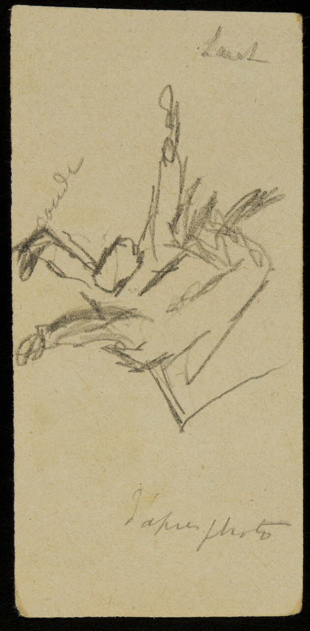 partie d'un ensemble de dessins Ebauche de dessin 1968.102.3383.2 Photo Mucem