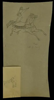partie d'un ensemble de dessins Price 1968.102.3385 Photo Mucem