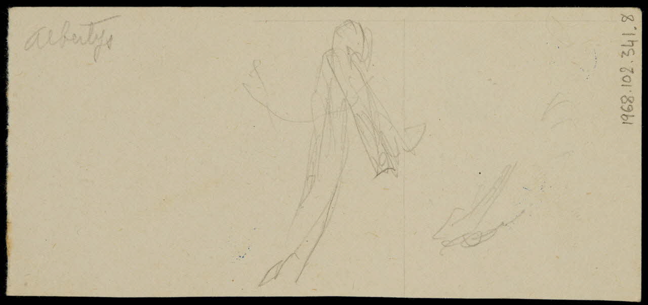 partie d'un ensemble de dessins Albertys au bambou 1968.102.341.8 Photo Mucem