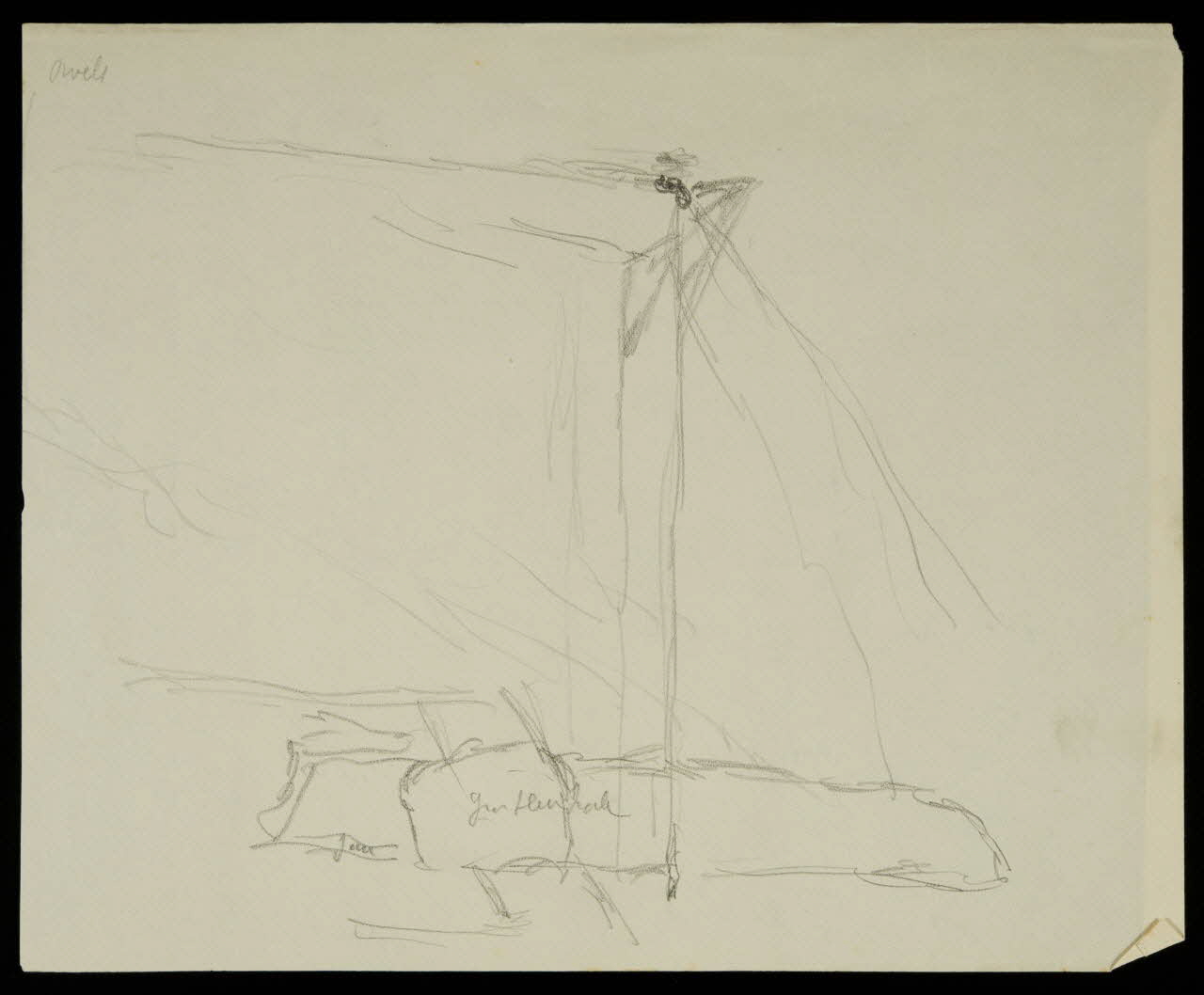 partie d'un ensemble de dessins Ebauche de dessin 1968.102.3415 Photo Mucem