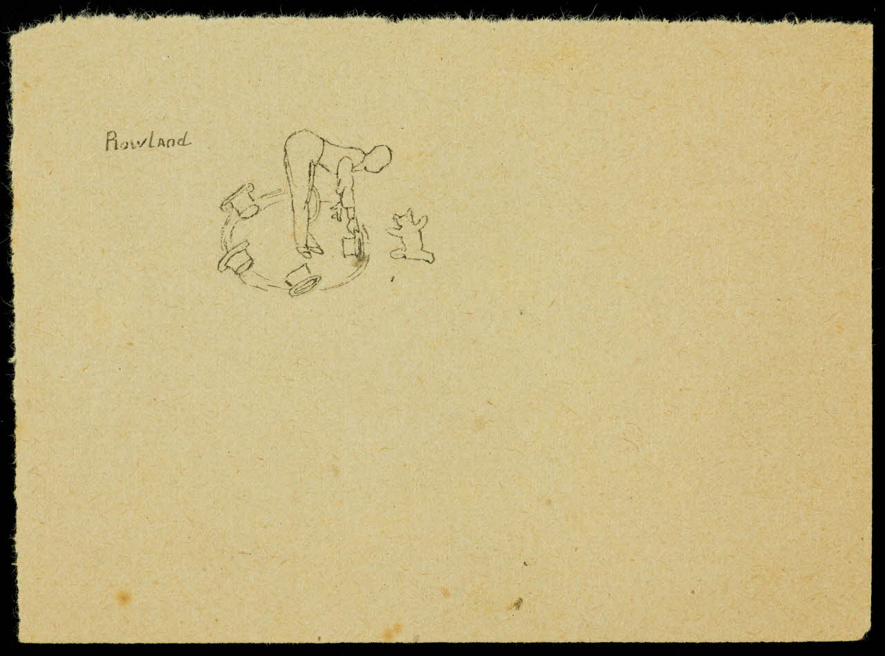 partie d'un ensemble de dessins Rowland 1968.102.3420 Photo Mucem