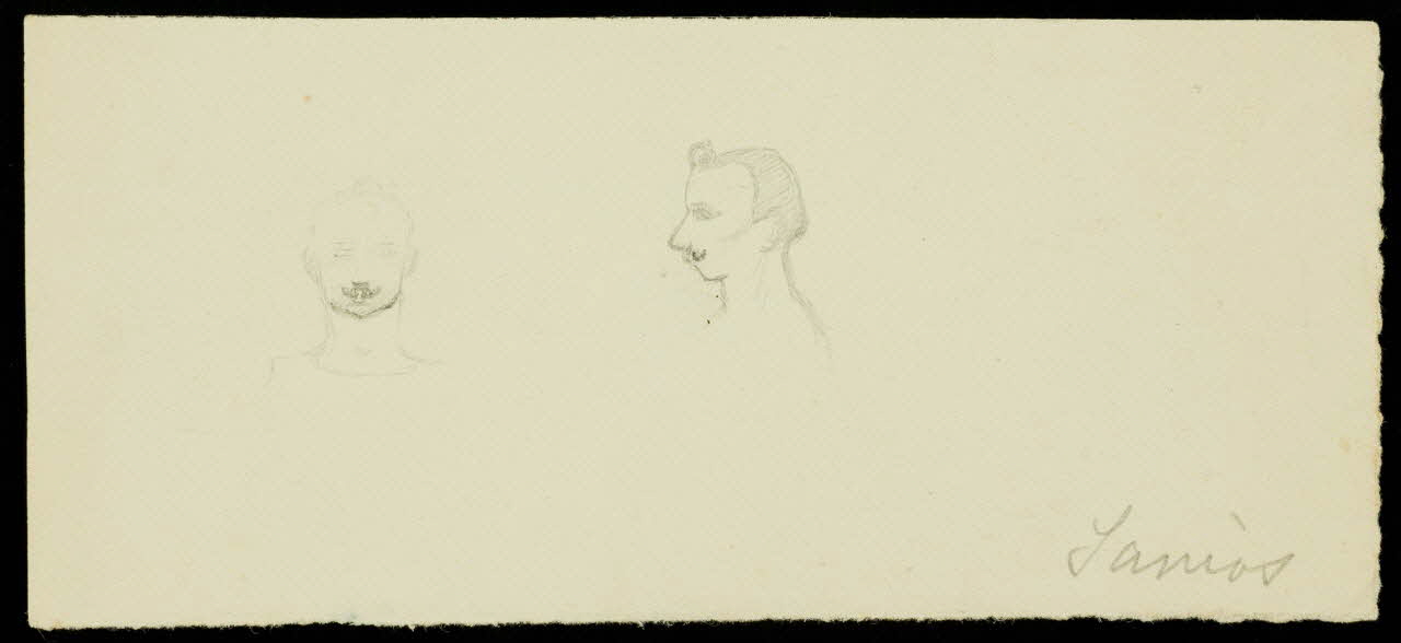 partie d'un ensemble de dessins Sanios 1968.102.3428 Photo Mucem