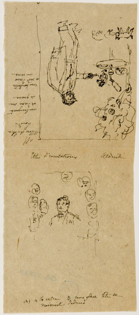 partie d'un ensemble de dessins Aldrich 1968.102.343.2 Photo Mucem