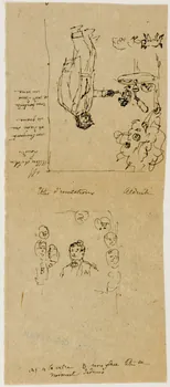 partie d'un ensemble de dessins Aldrich 1968.102.343.2 Photo Mucem