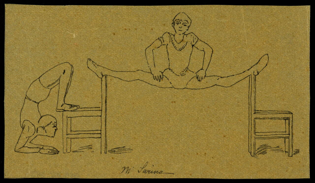 partie d'un ensemble de dessins M. Sarina 1968.102.3434 Photo Mucem