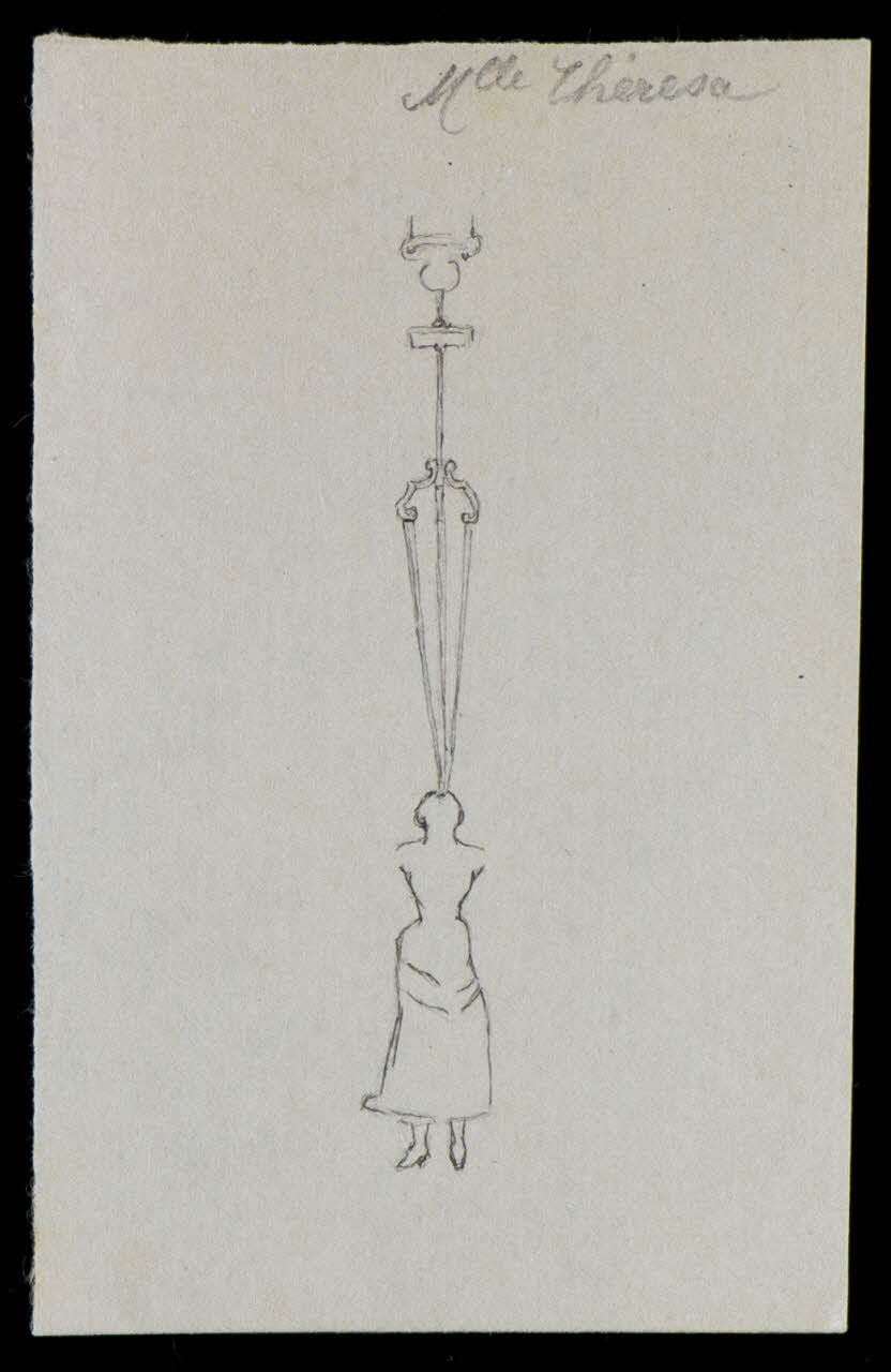 partie d'un ensemble de dessins Mlle Théresa 1968.102.3468 Photo Mucem