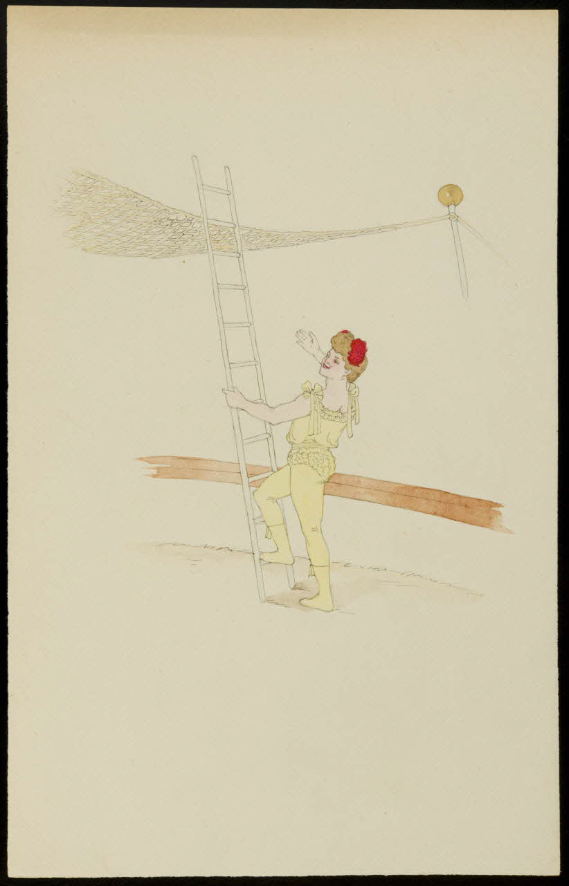 partie d'un ensemble de dessins Numéro d'acrobate 1968.102.347 Photo Mucem