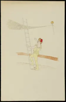 partie d'un ensemble de dessins Numéro d'acrobate 1968.102.347 Photo Mucem