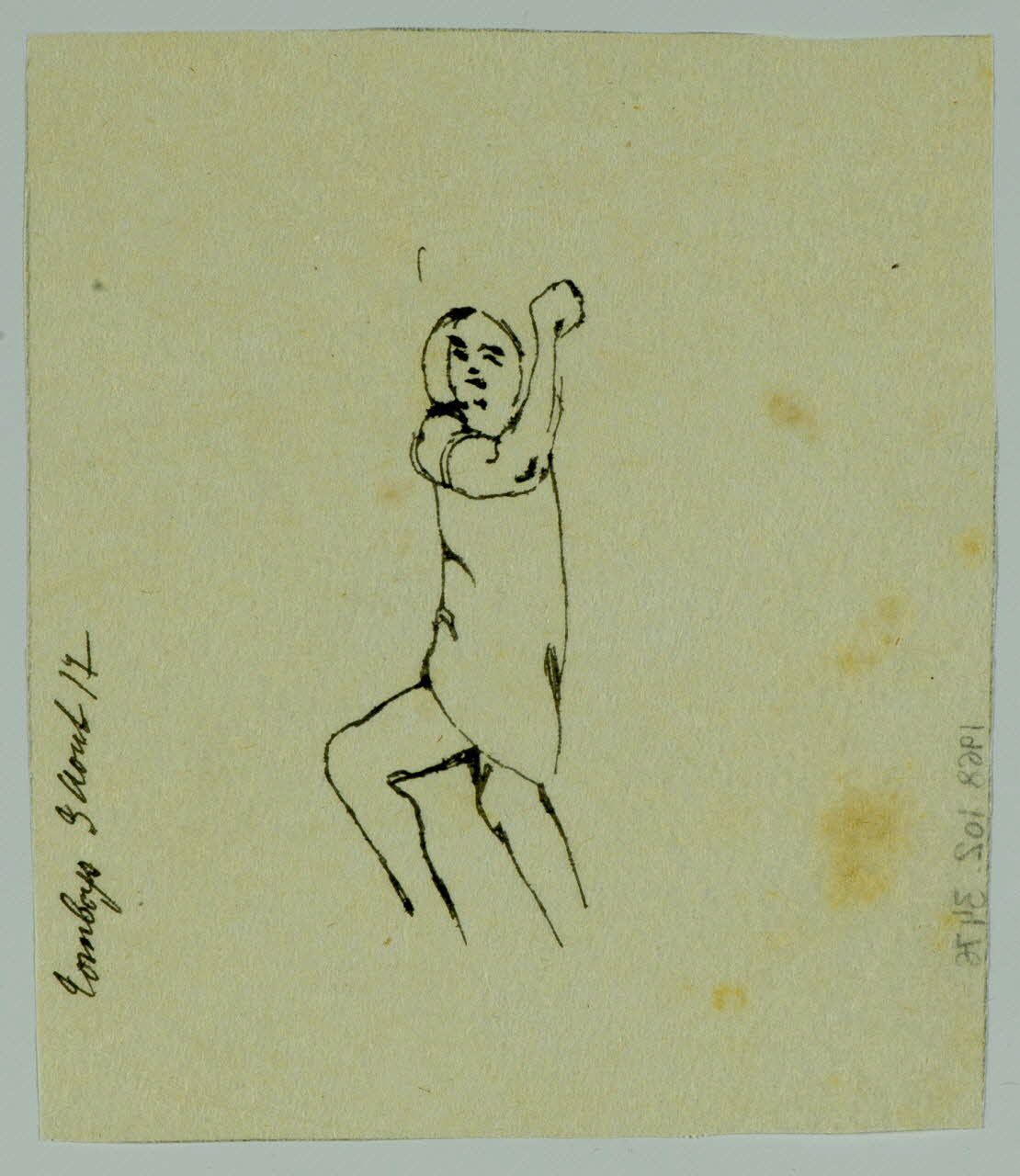 partie d'un ensemble de dessins Artiste du cirque 1968.102.3476 Photo Mucem