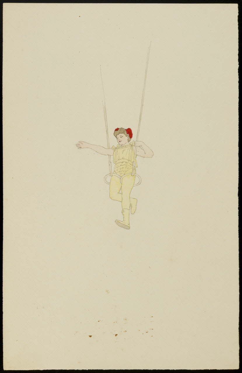 partie d'un ensemble de dessins Numéro d'acrobate 1968.102.348 Photo Mucem