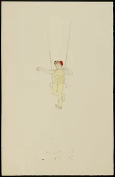 partie d'un ensemble de dessins Numéro d'acrobate 1968.102.348 Photo Mucem