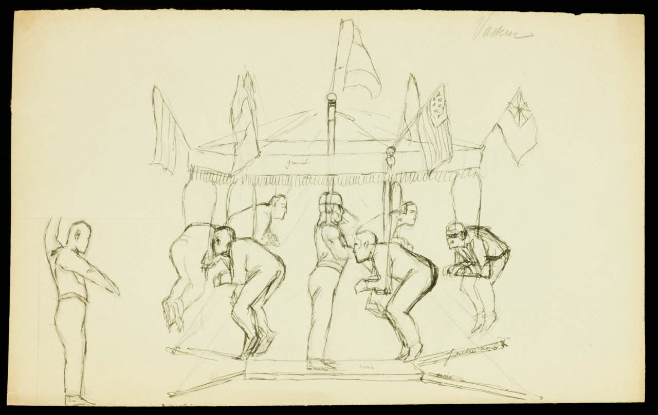 partie d'un ensemble de dessins Vasseur 1968.102.3484 Photo Mucem