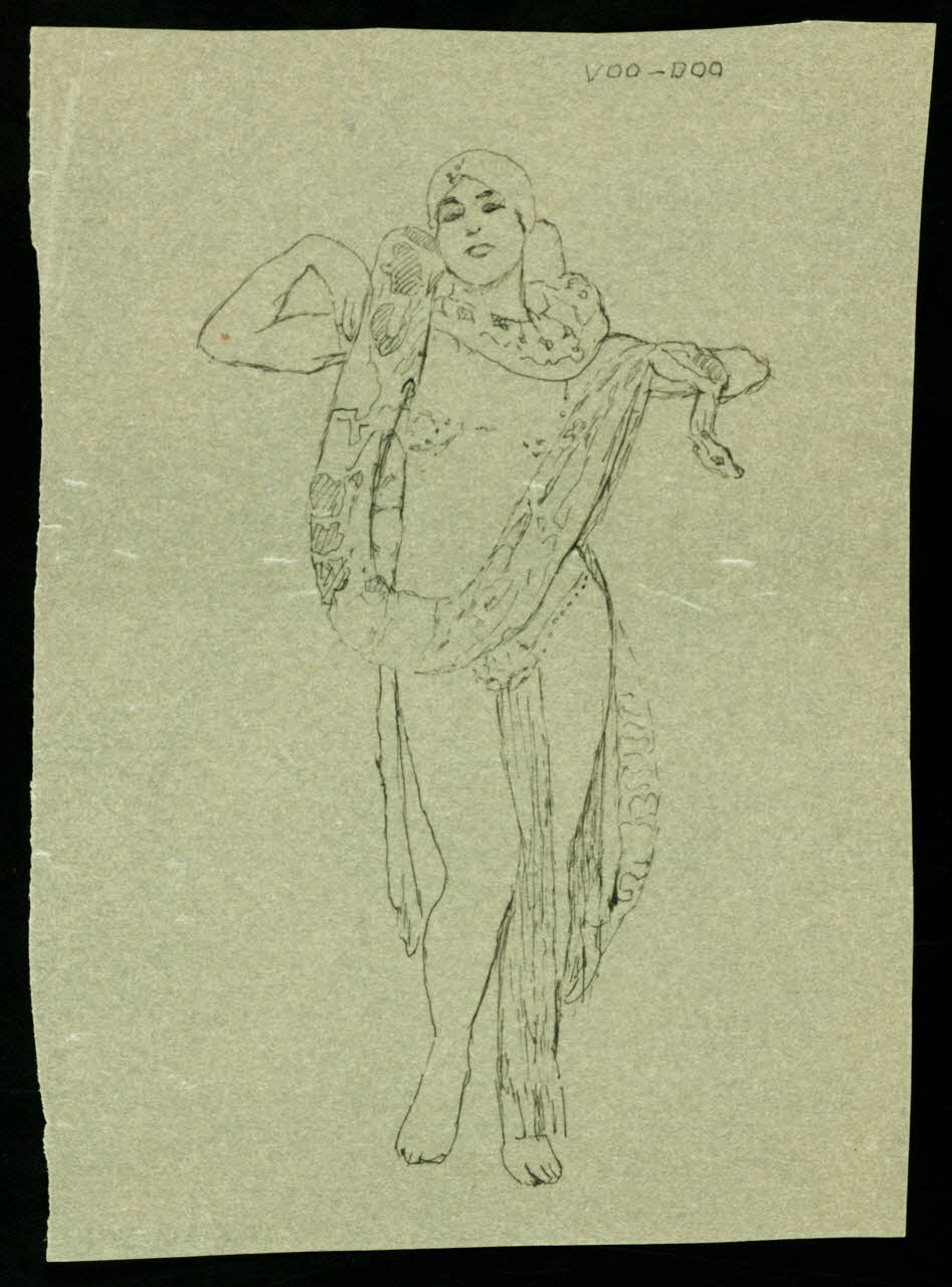 partie d'un ensemble de dessins VOO - DOO 1968.102.3488 Photo Mucem