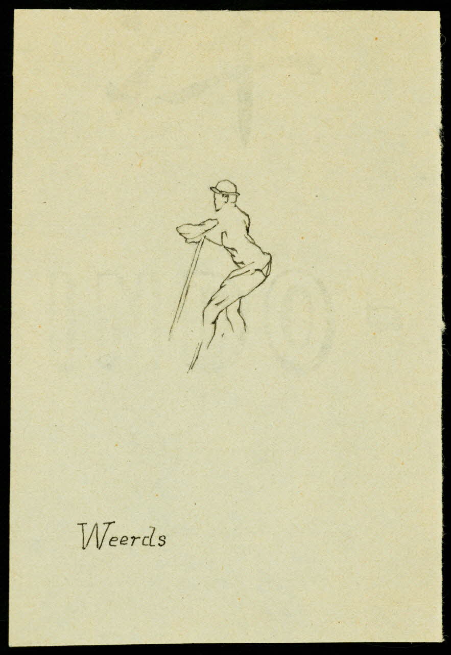 partie d'un ensemble de dessins Weerds 1968.102.3493 Photo Mucem