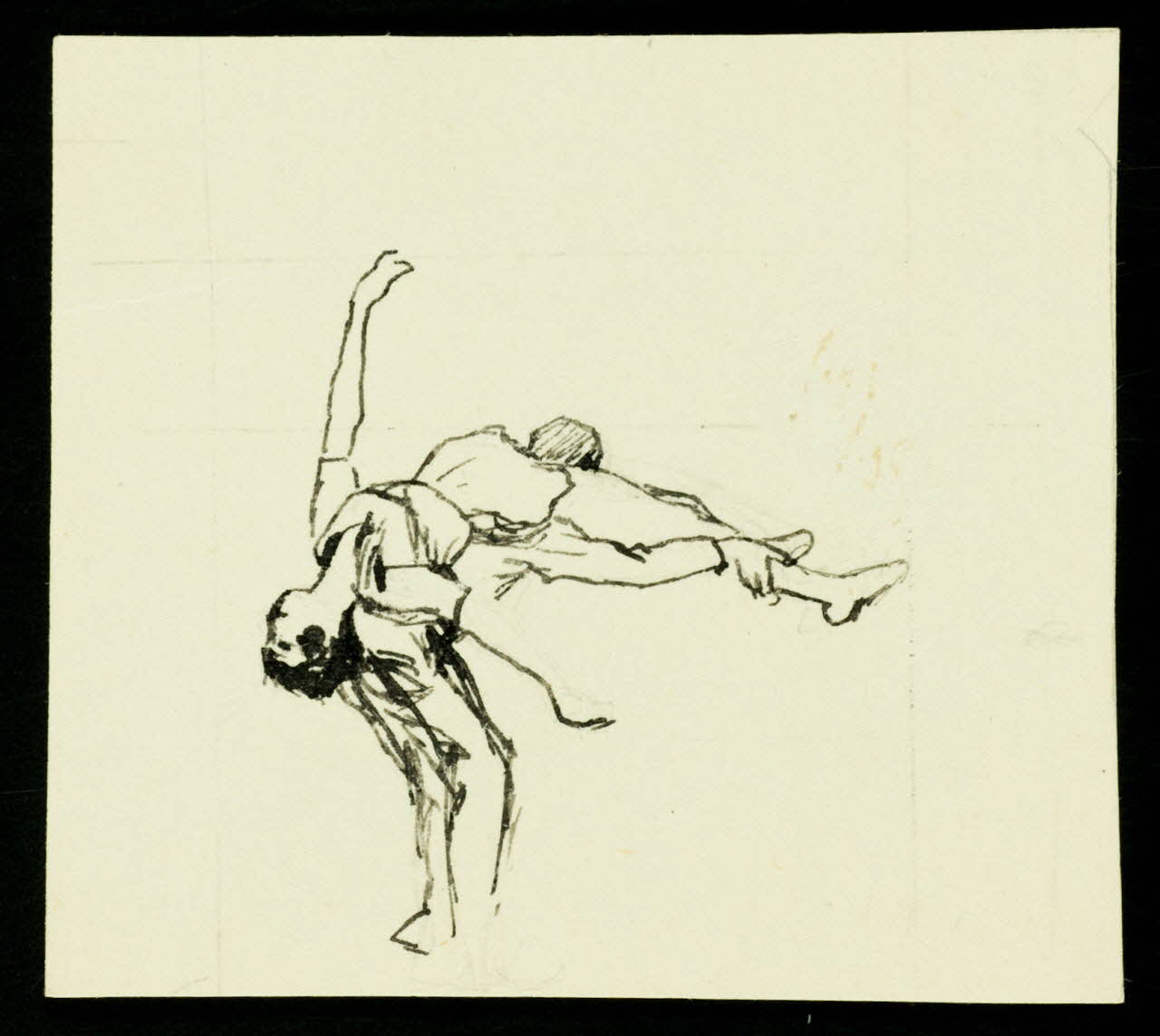 partie d'un ensemble de dessins White 1968.102.3496 Photo Mucem