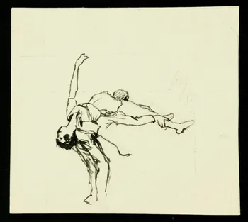 partie d'un ensemble de dessins White 1968.102.3496 Photo Mucem