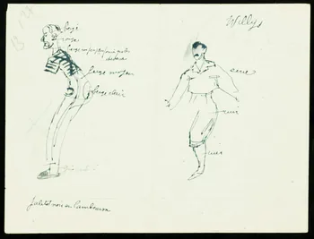 partie d'un ensemble de dessins Willys 1968.102.3502  Photo Mucem