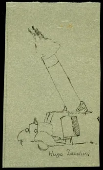 partie d'un ensemble de dessins Hugo Zacchini 1968.102.3512  Photo Mucem