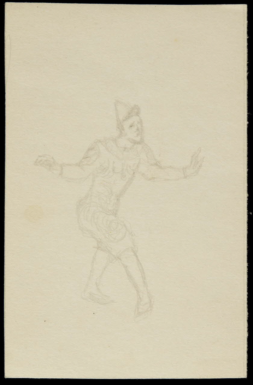 partie d'un ensemble de dessins Clown 1968.102.3534 Photo Mucem