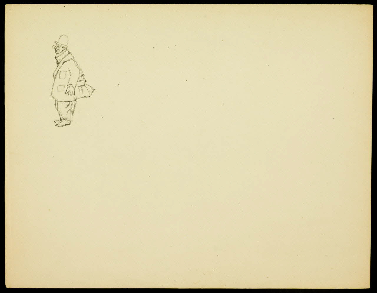 partie d'un ensemble de dessins Clown 1968.102.3549 Photo Mucem