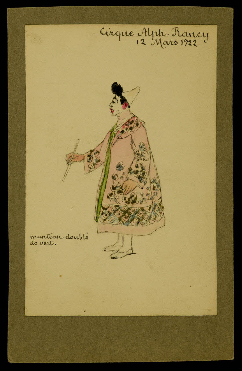 partie d'un ensemble de dessins Cirque Alph. Rancy 1968.102.3574 Photo Mucem