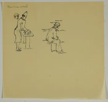 partie d'un ensemble de dessins Plaisir d'amour de Martini 1968.102.3606 Photo Mucem