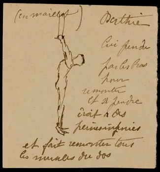 partie d'un ensemble de dessins Berthie 1968.102.364.1 Photo Mucem