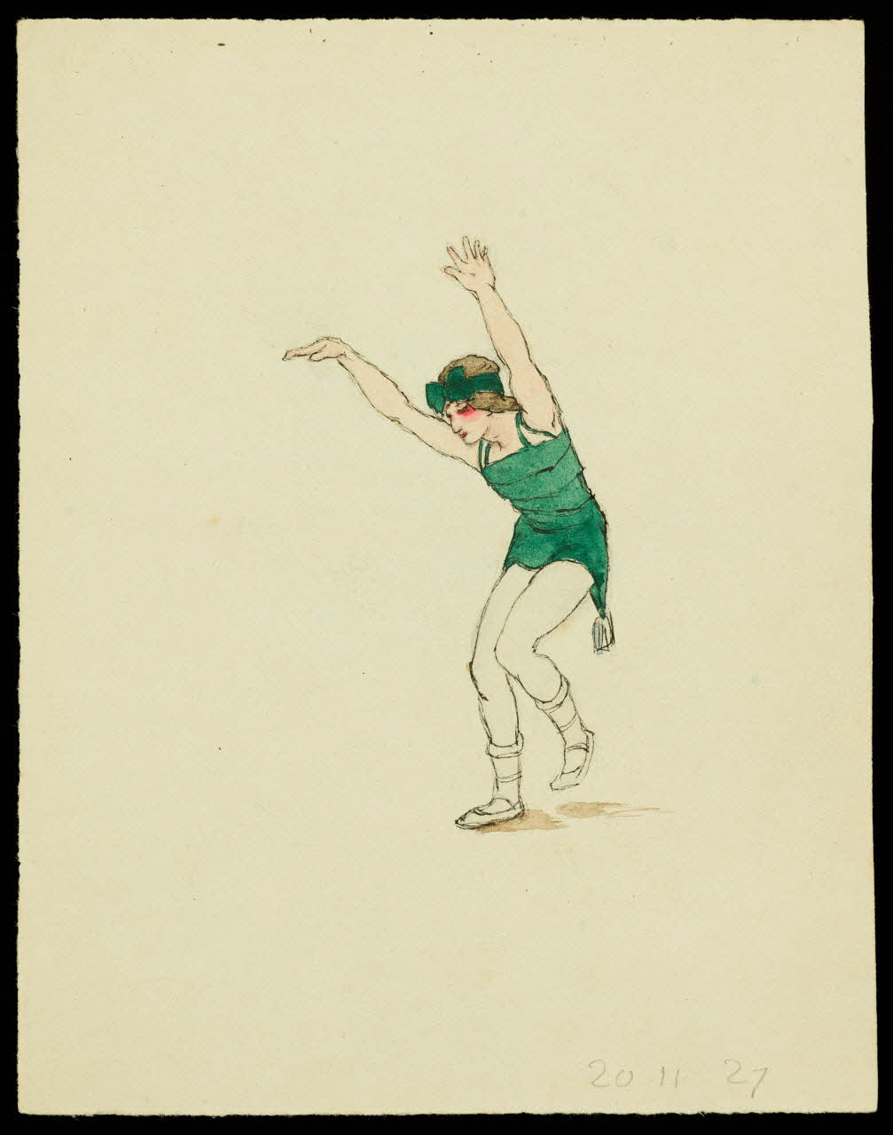 partie d'un ensemble de dessins Artiste du cirque 1968.102.3646 Photo Mucem