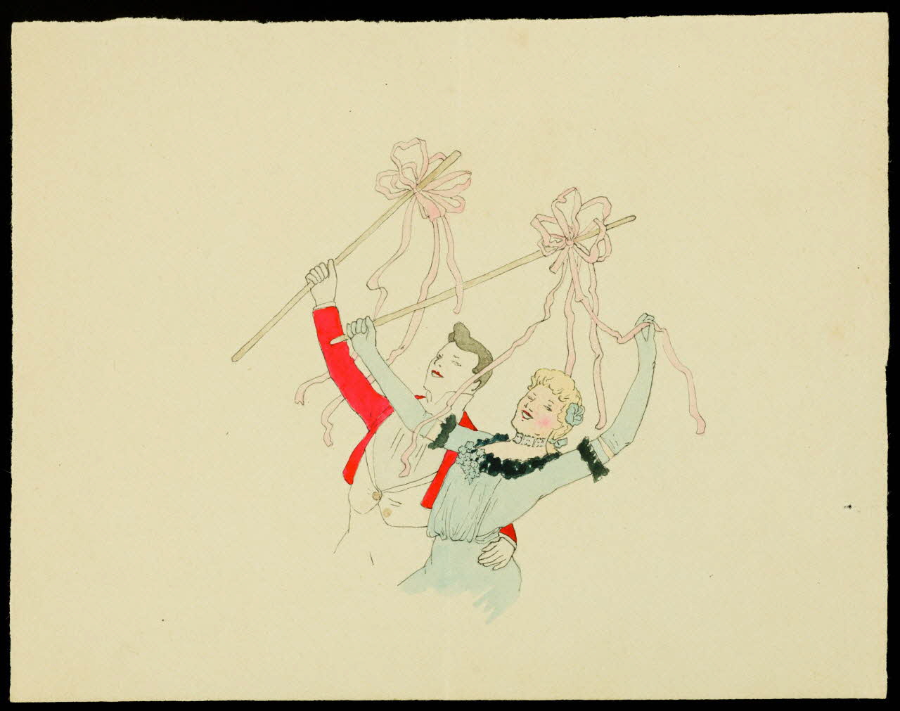 partie d'un ensemble de dessins Artistes du cirque 1968.102.3647 Photo Mucem