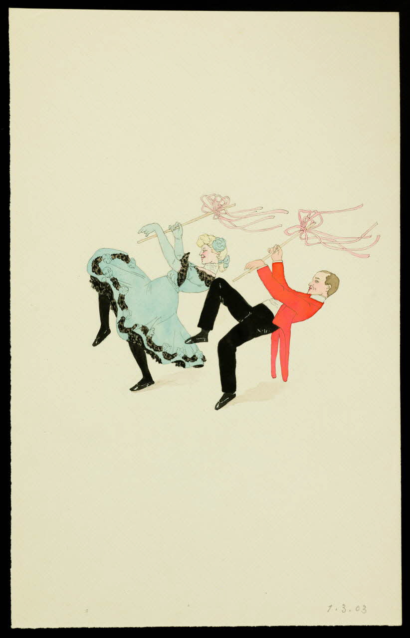 partie d'un ensemble de dessins Artistes du cirque 1968.102.3649 Photo Mucem