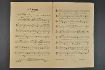 Rachèle Thoreau ; René Rouzaud ; Guy Luypaerts ; Lys Gauty ; Editions Musicales; chanson petit format Paris 8ème 1946 1965.159.23 Photo Mucem