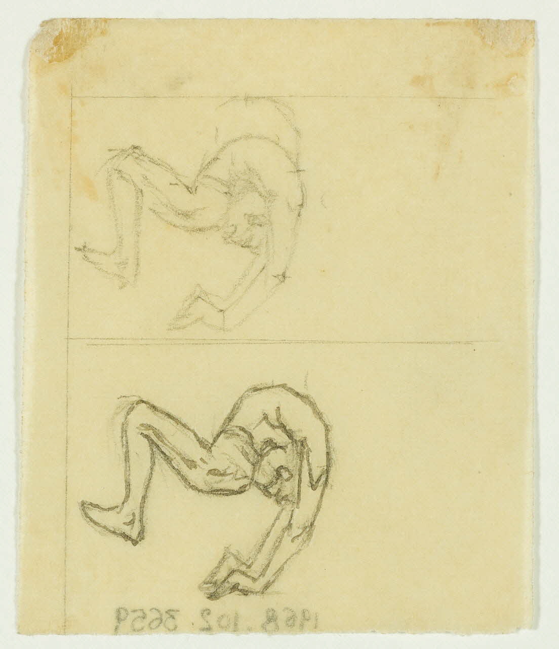 partie d'un ensemble de dessins Numéro de contorsionniste 1968.102.3659 Photo Mucem