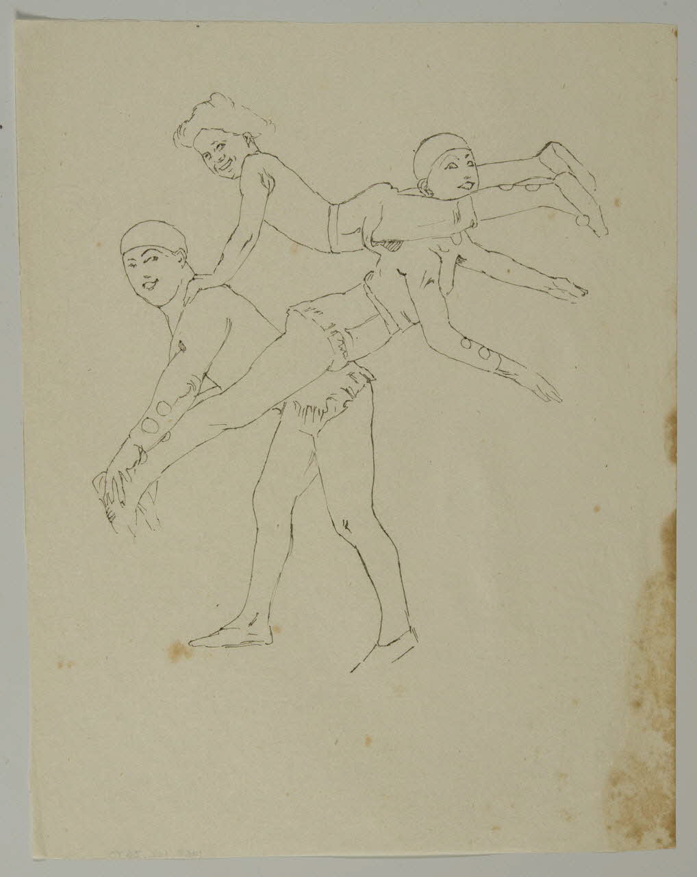 partie d'un ensemble de dessins Acrobates 1968.102.3670 Photo Mucem