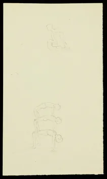 partie d'un ensemble de dessins Numéros d'acrobates 1968.102.3676 Photo Mucem